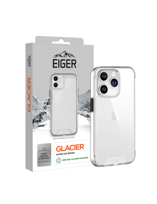 iPhone 15 Pro Max. Glacier Case tr.