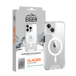 iPhone 15 Plus. Glacier Magsafe Case tr.