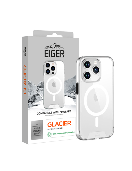 iPhone 15 Pro. Glacier Magsafe Case tr.