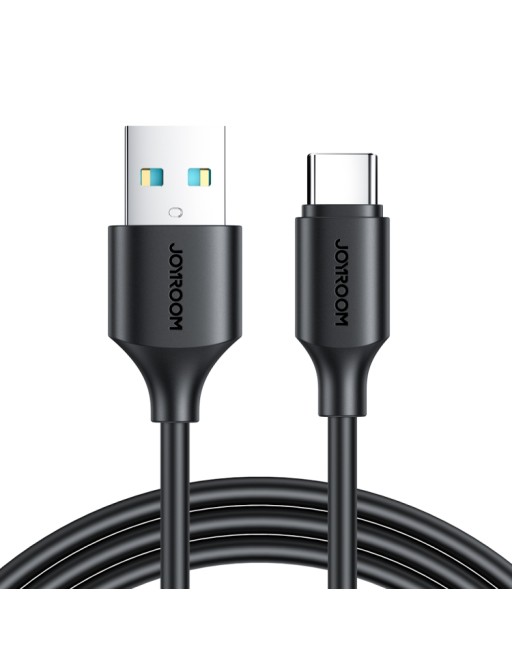 Joyroom Câble de données USB vers USB-C à chargement rapide 3A Noir S-UC027A9