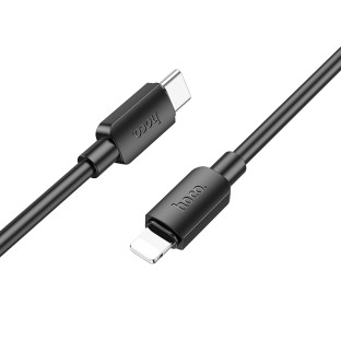 hoco PD 20W USB-C to Lightning Charging & Data Cable 1m Black
