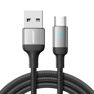 Joyroom 2.4A USB-A to Micro USB Quick Charge Data Cable S-UM018A10 Black