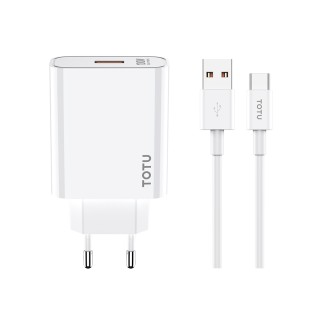 TOTU Kit chargeur USB-C 100W Quick Charge 3.0 Blanc