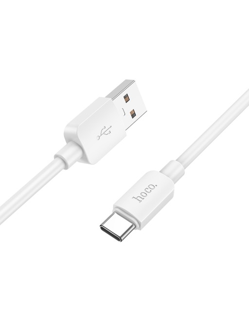 câble de charge hoco 1m 27W USB vers USB-C Blanc