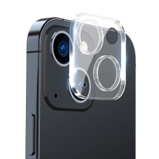 Copertura in vetro di protezione della fotocamera 9H per iPhone 15 / 15 Plus