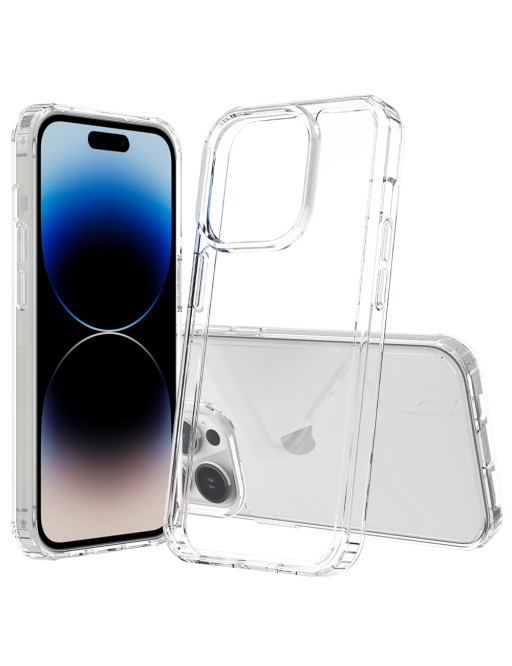 Acryl Hülle / Case transparent für iPhone 15 Pro