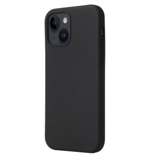 Custodia in silicone nera per iPhone 15 Plus