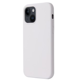 Etui en silicone blanc pour iPhone 15 Plus