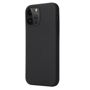 Custodia in silicone nera per iPhone 15 Pro