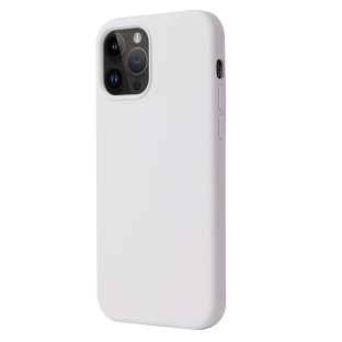 Etui en silicone blanc pour iPhone 15 Pro
