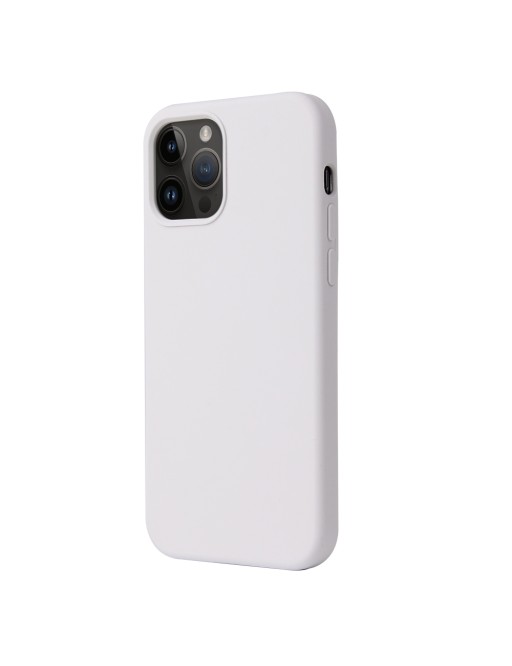 Etui en silicone blanc pour iPhone 15 Pro Max