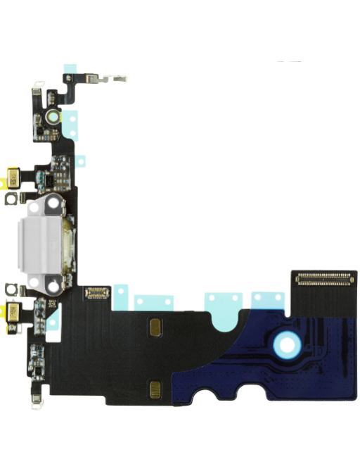 prise de charge de l'iPhone 8 / Connecteur Lightning Blanc (A1863, A1905, A1906)