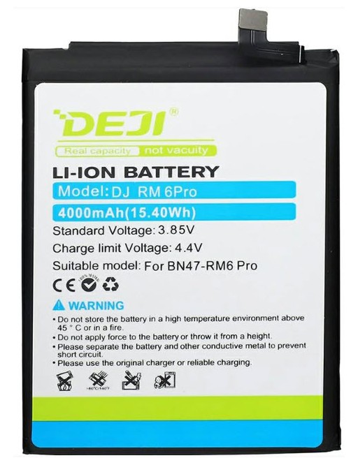 Battery for Xiaomi Redmi 6 Pro / Mi A2 Lite BN47 4000mAh