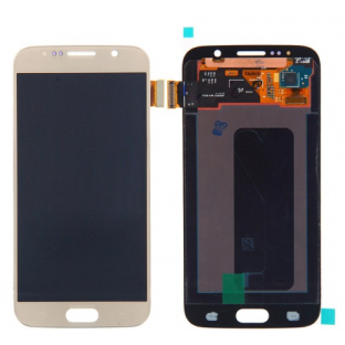 Samsung Galaxy S6 LCD digitalizzatore frontale sostituzione display oro