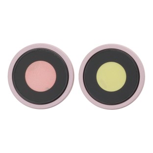 Obiettivo e cornice della fotocamera per iPhone 15 / 15 Plus rosa