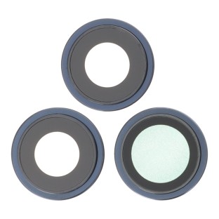 Kameralinse und Blende für iPhone 15 Pro Max Blau Titanium