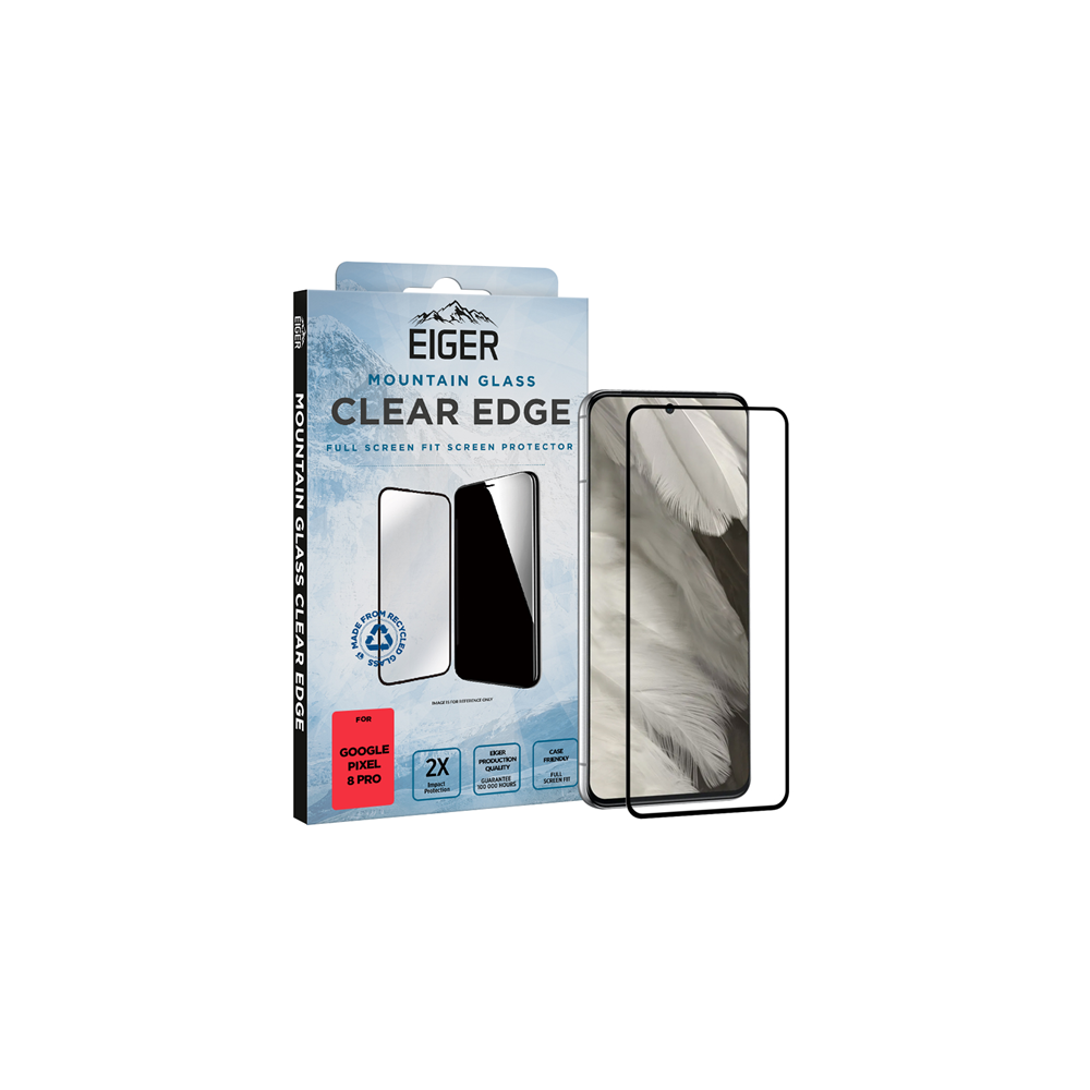 Pixel 8 Pro. Mountain Glass Clear Edge