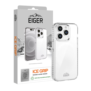 iPhone 15 Pro Max. Ice Grip transp.