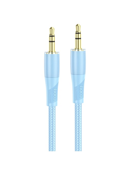 hoco 3.5mm audio cable plug to plug light blue