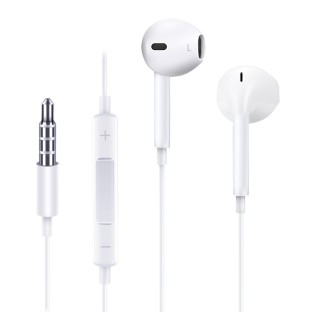 JOYROOM 3.5mm in-ear headphones with cable White