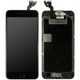 iPhone 6S Plus LCD Digitizer Frame Complete Display Black Pre-Assembled (A1634, A1687, A1690, A1699)