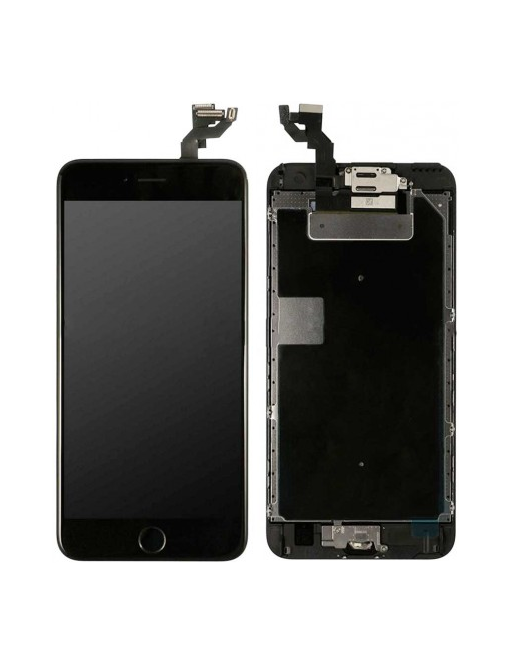 iPhone 6S Plus LCD Digitizer Rahmen Komplettdisplay Schwarz Vormontiert