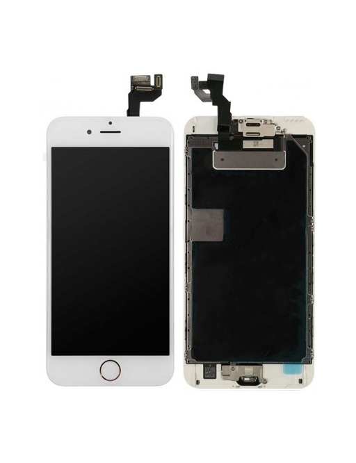 iPhone 6S Plus LCD Digitizer Frame Complete Display White Pre-Assembled (A1634, A1687, A1690, A1699)