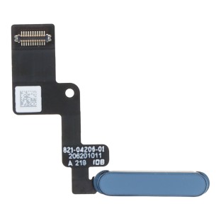 Bouton d'alimentation & capteur d'empreintes digitales Câble flexible pour iPad Air 5 bleu