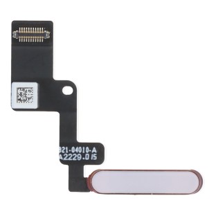 Bouton d'alimentation & capteur d'empreintes digitales Câble flexible pour iPad Air 5 rose