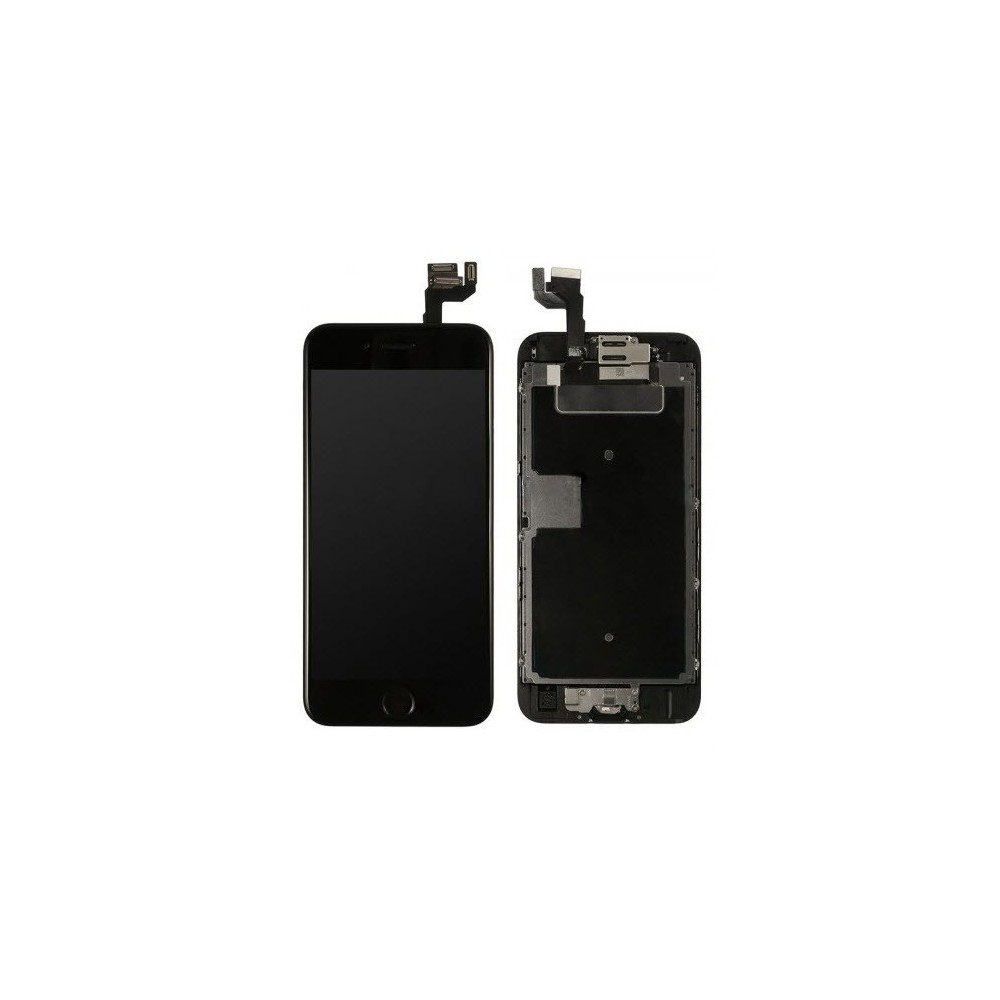 iPhone 6S LCD Digitizer Frame Display completo nero preassemblato (A1633, A1688, A1691, A1700)