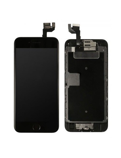 iPhone 6S LCD Digitizer Rahmen Komplettdisplay Schwarz Vormontiert