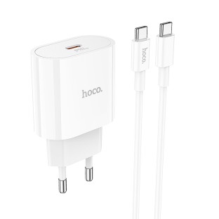 chargeur USB-C 20W avec câble pour iPhone 15 / Plus / Pro / Pro Max