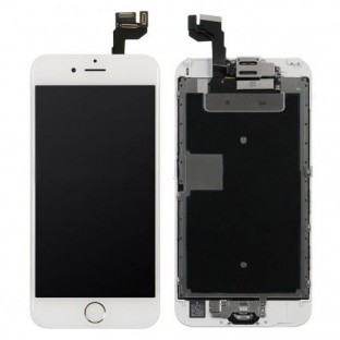 iPhone 6S LCD Digitizer Rahmen Komplettdisplay Weiss Vormontiert