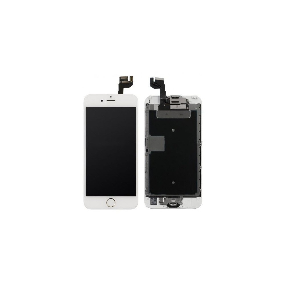 iPhone 6S LCD Digitizer Frame Display completo bianco preassemblato (A1633, A1688, A1691, A1700)