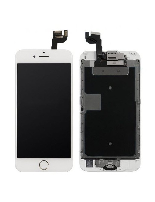cadre complet du numériseur LCD de l'écran de l'iPhone 6S blanc préassemblé (A1633, A1688, A1691, A1700)