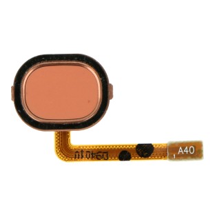 Capteur d'empreintes digitales Câble flexible pour Samsung Galaxy A40 Orange