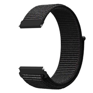 Nylon watch strap for Samsung Galaxy Watch 42mm black