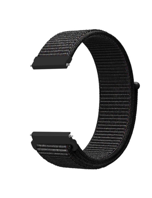 Cinturino in nylon per Samsung Galaxy Watch 42 mm nero