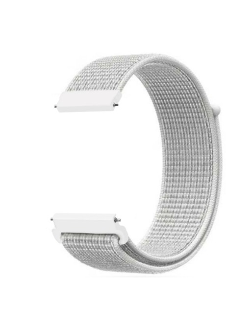 Cinturino in nylon per Samsung Galaxy Watch 42mm Bianco