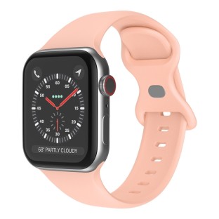 Bracciale in silicone per Apple Watch Series 7,8,9 41mm / SE 2-6 40mm / 1,2.3 38mm Rosa