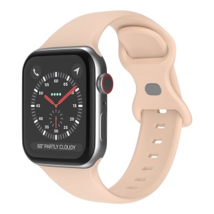 Silikonarmband für Apple Watch Series 7,8,9 41mm / SE 2-6 40mm / 1,2.3 38mm Dunkelrosa