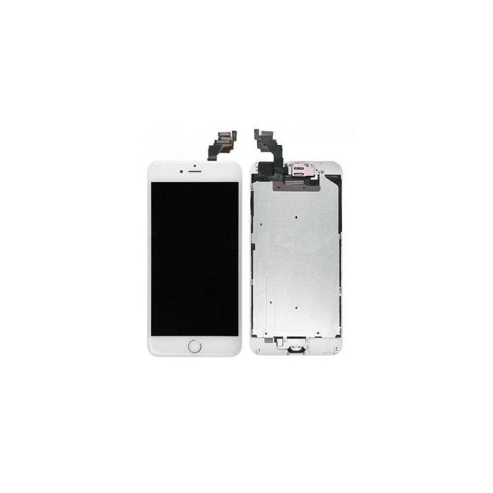 iPhone 6 Plus LCD Digitizer Frame Complete Display White Pre-Assembled (A1522, A1524, A1593)
