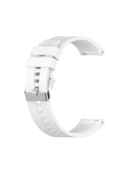 Bracelet en silicone pour Huawei Watch GT 2 42mm Blanc