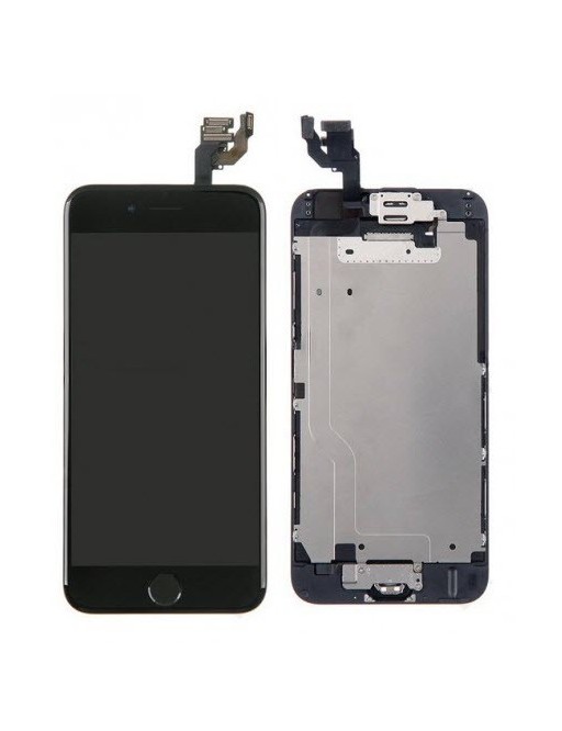 iPhone 6 LCD Digitizer Frame Display completo nero preassemblato (A1549, A1586, A1589)