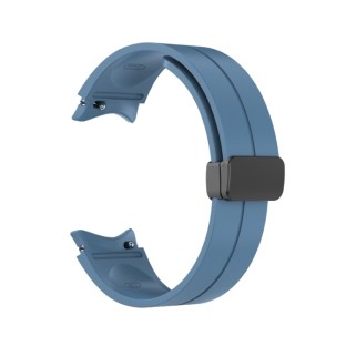 Bracelet en silicone pour Samsung Galaxy Watch 5 40mm / 44mm / Pro 45mm bleu