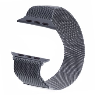 Bracelet en acier inoxydable pour Apple Watch Ultra 1,2 49mm / 7,8,9 45mm / SE 44mm / 1,2,3 42mm gris