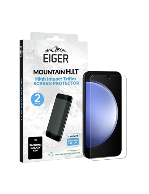 Galaxy S24. Mountain H.I.T Clear (2er Pack)