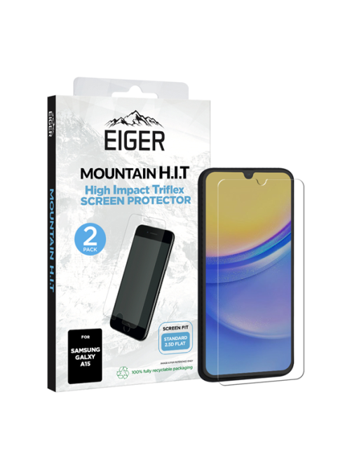 Galaxy A15 / A15 5G. Mountain H.I.T Clear (2er-Pack)