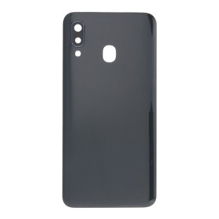 Couverture arrière avec objectif de caméra pour Samsung Galaxy A40 Noir