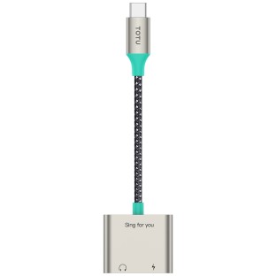 TOTU USB-C auf 3.5mm + USB-C Adapter